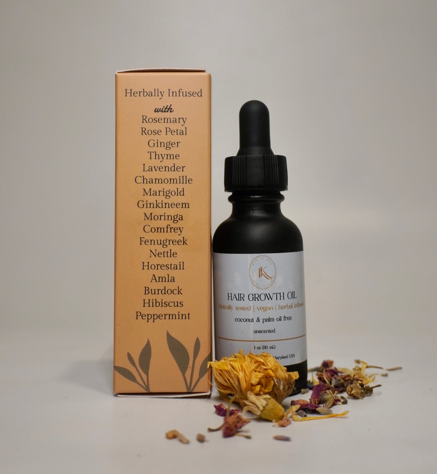 18 Herb Hair Growth Oil