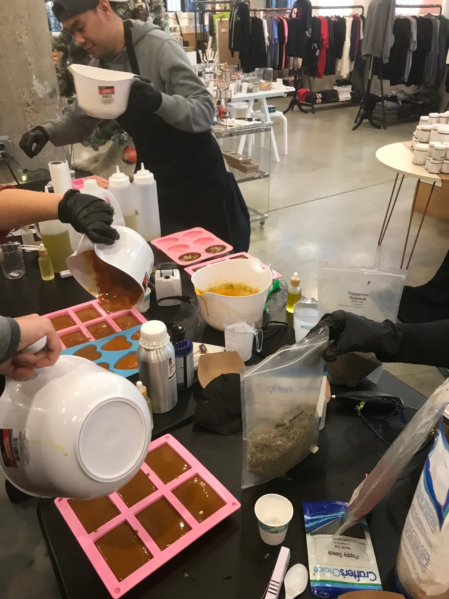 DIY Sip & Soap Class