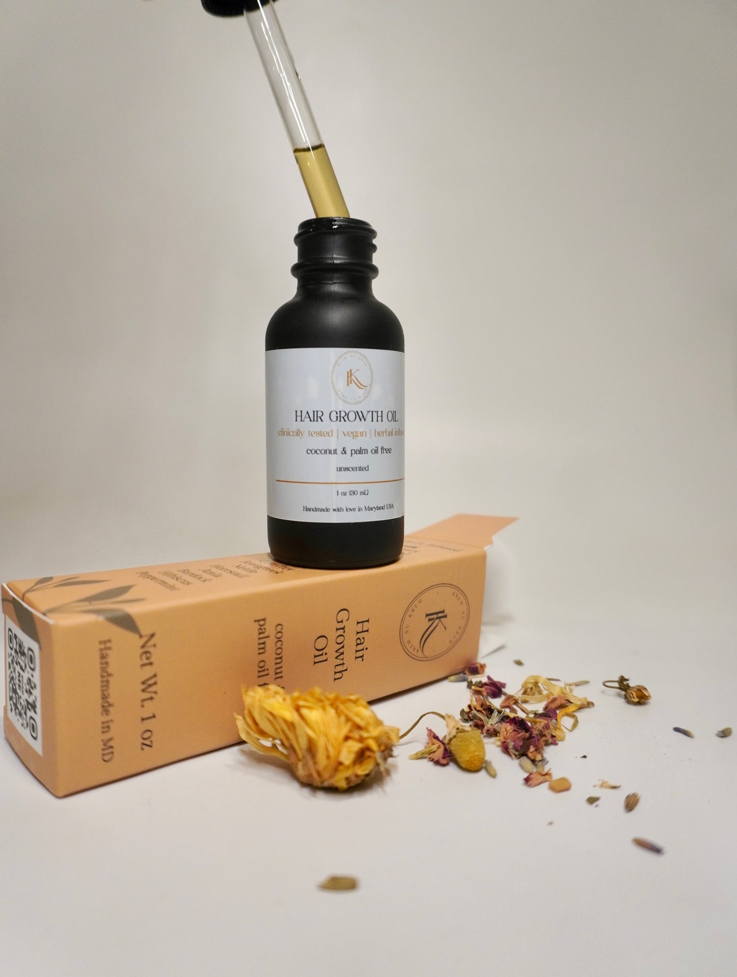 18 Herb Hair Growth Oil